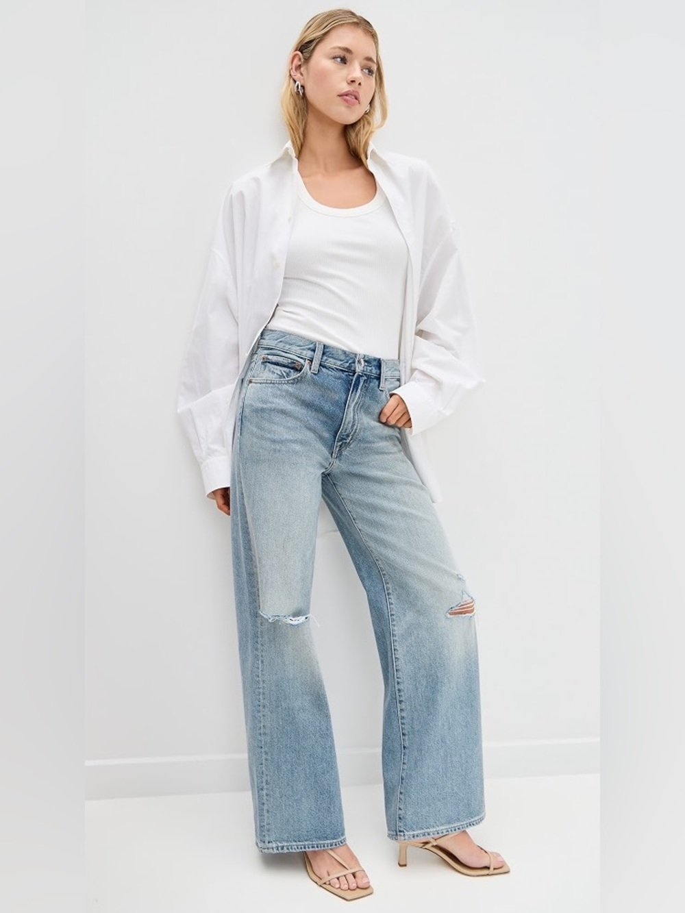 🆕 PISTOLA Hendrix High Rise Baggy Jean -Apprentice NWT SZ 27